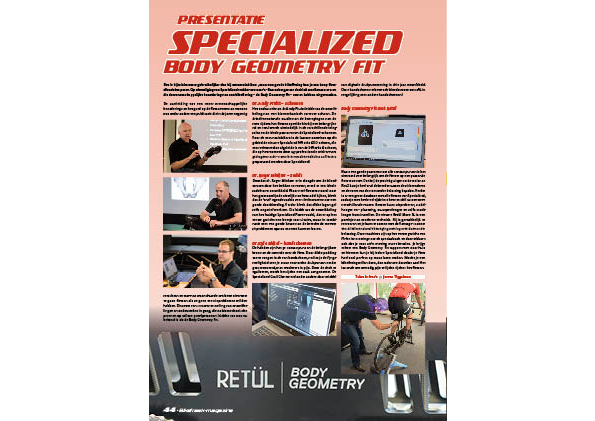 Presentatie – Specialized Body Geometry Fit