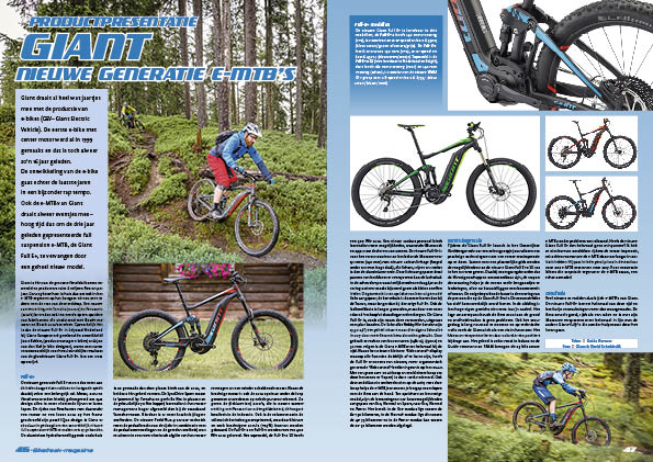 Productpresentatie - Giant: nieuwe generatie e-MTB’s