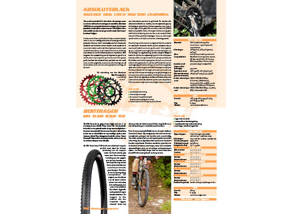 Test AbsoluteBLACK RaceFace Oval Cinch Traction Chainring | Bontrager XR1 Team Issue TLR