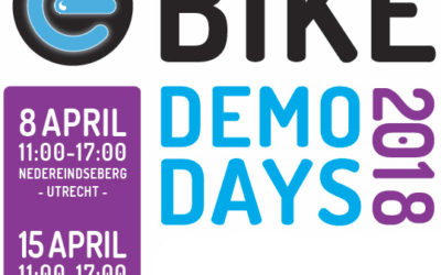 e-Bike demo days: 8 & 15 april 2018