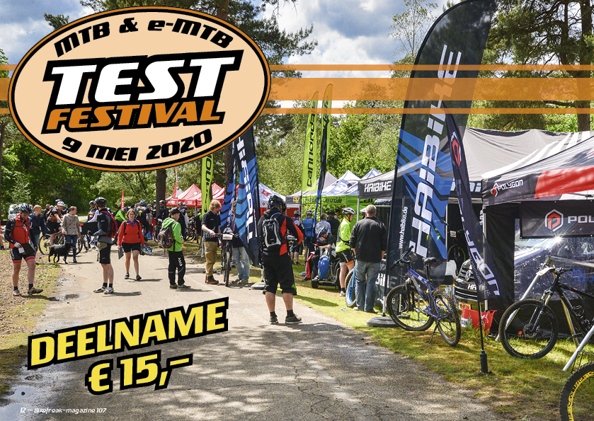 MTB & e-MTB TEST Festival 9 mei 2020