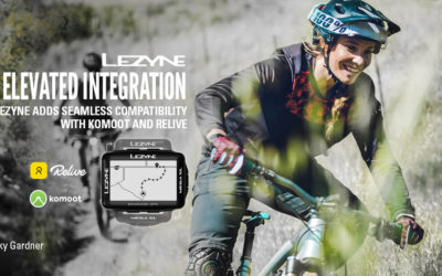 Lezyne breidt haar GPS-platform uit met Komoot en Relive